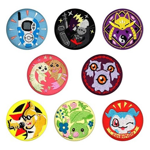 [PREORDER] Digimon Shop Part 3 Embroidered Brooches (Blind Box)