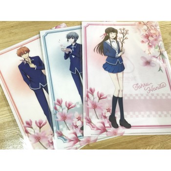 [PREORDER] Fruits Basket Pop-up Store Sakura Clear Files