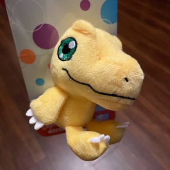 Digimon Exhibit Agumon Play Charm Plush